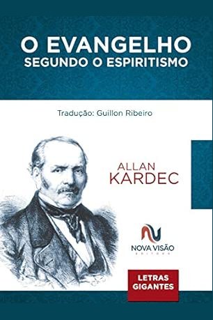 Capa de O EVANGELHO SEGUNDO O ESPIRITISMO - LETRAS GIGANTES